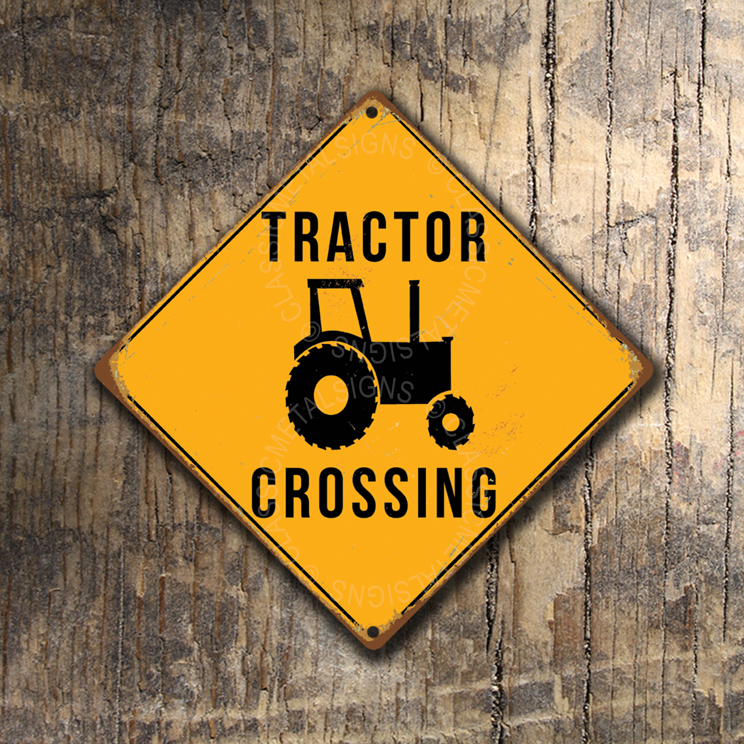 Tractor Crossing Sign