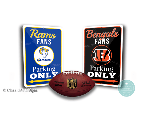 Get your team game ready with Classic Metal Signs. 