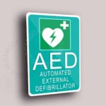 AED Pool Sign