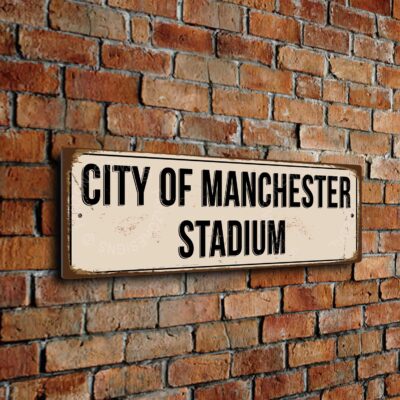 City of Manchester Stadium Sign