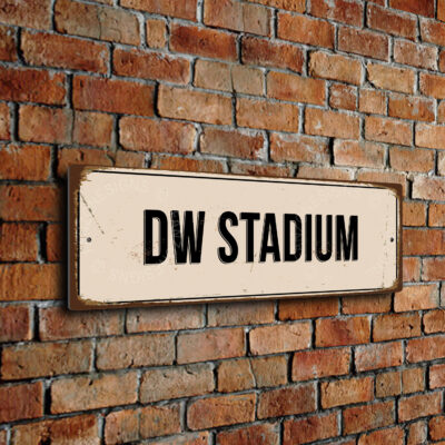 DW Stadium Sign