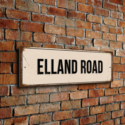 Elland Road Stadium Sign