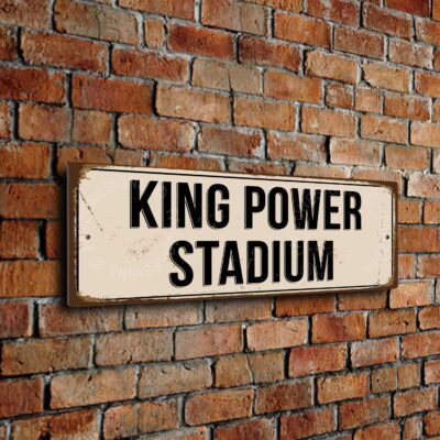 King Power Stadium Sign
