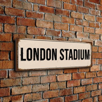 London Stadium Sign