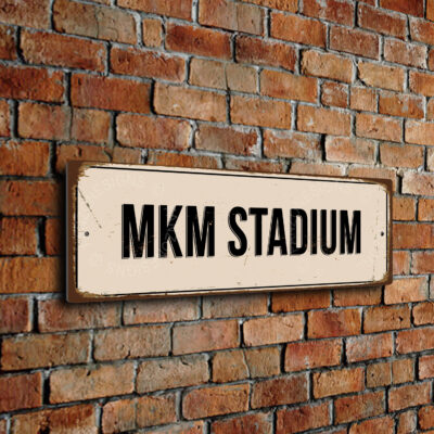MKM Stadium Sign