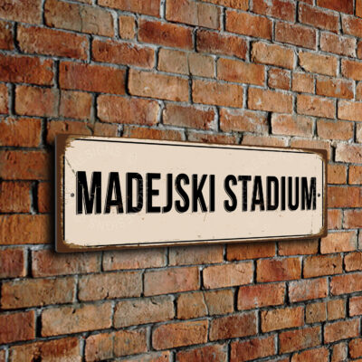 Madejski Stadium Sign