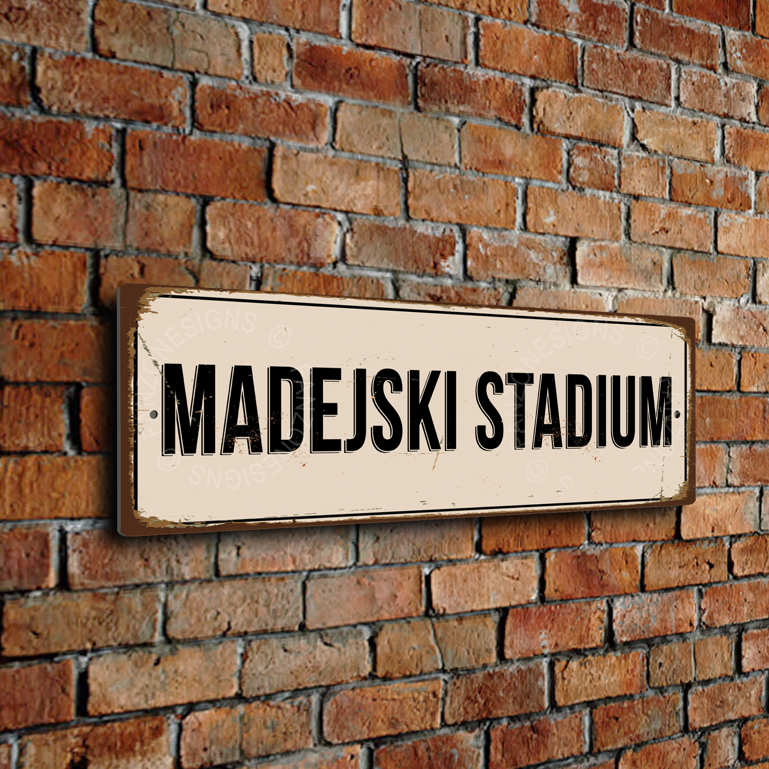 Madejski Stadium Sign