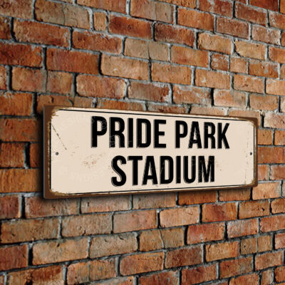 Pride Park Stadium Sign