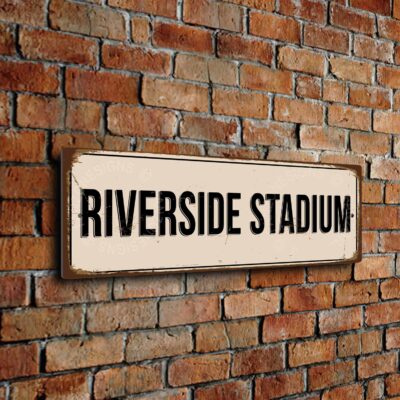 Riverside Stadium Sign