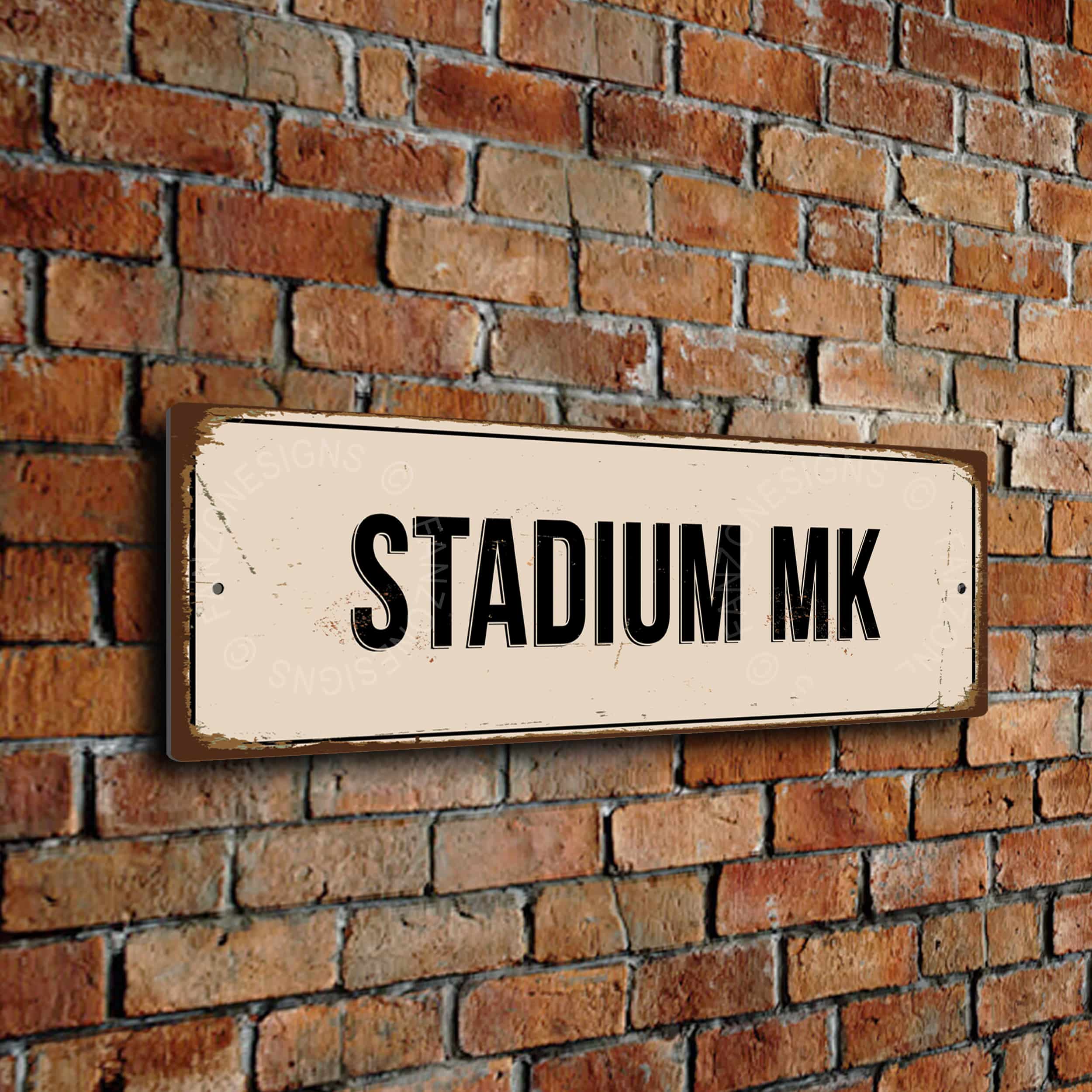 Stadium MK Sign