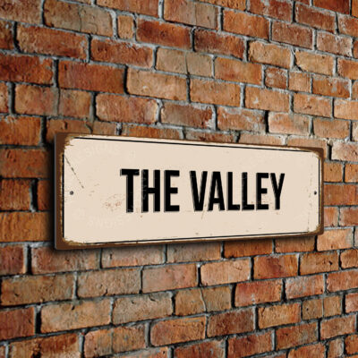 The Valley Stadium Sign