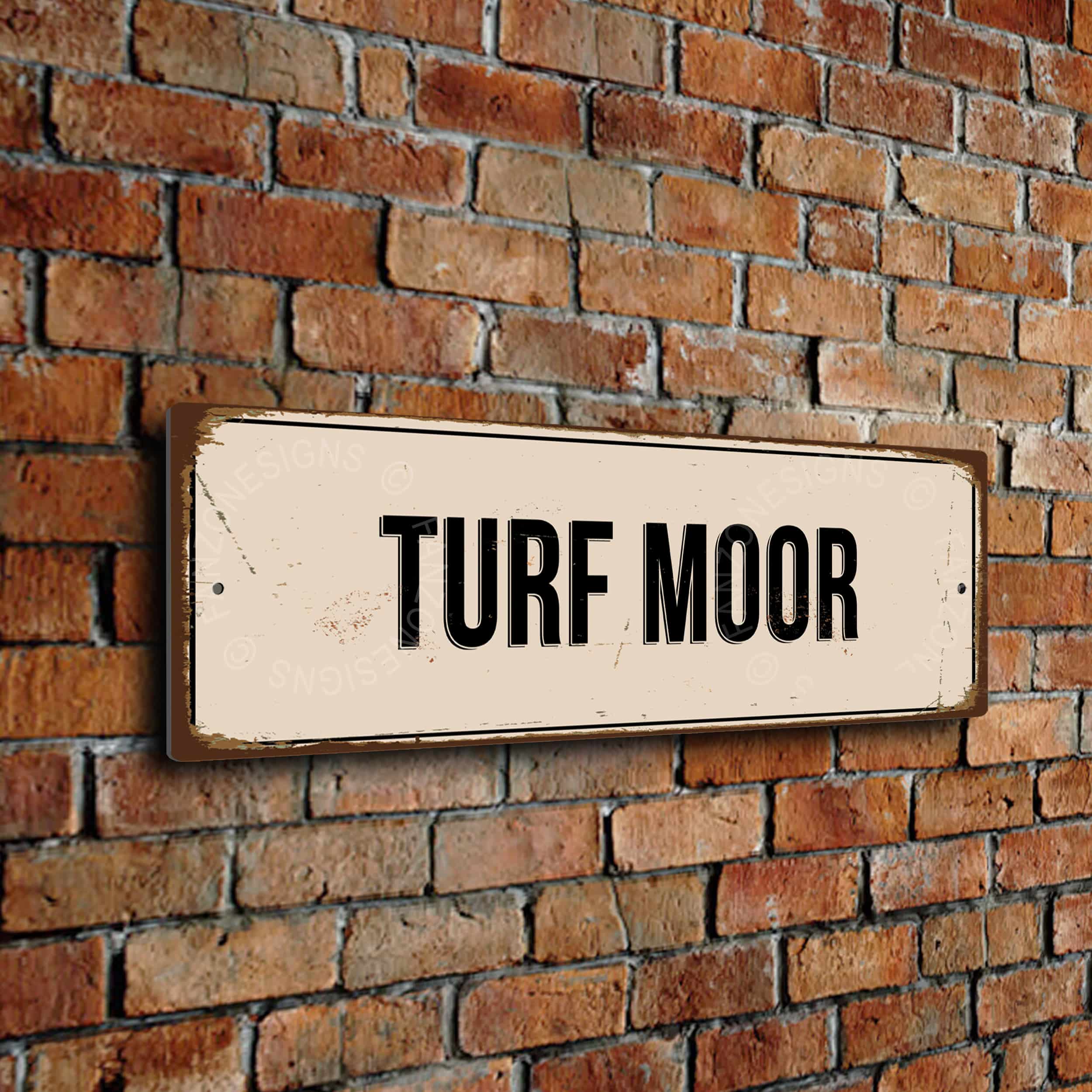 Turf Moor Stadium Sign