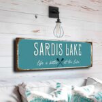 Sardis Lake Sign