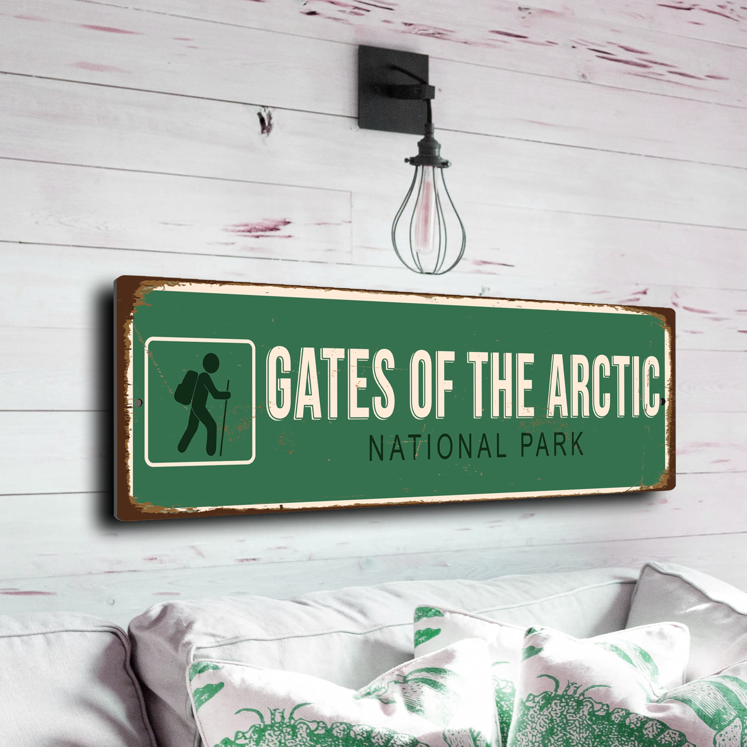 Gates of the Arctic Park Gifts Classic Metal Signs