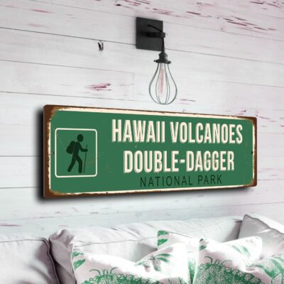 Hawaii Volcanoes National Park Sign