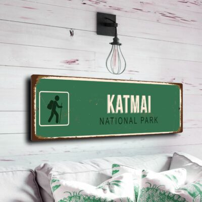 Katmai National Park Sign