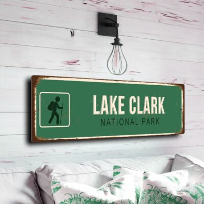 Lake Clark National Park Sign