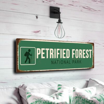 Petrified Forest National Park Sign