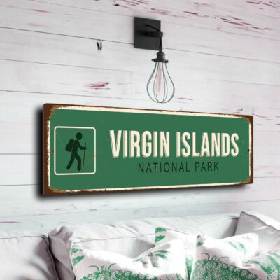 Virgin Islands National Park Sign
