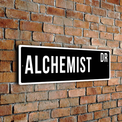 Alchemist street sign