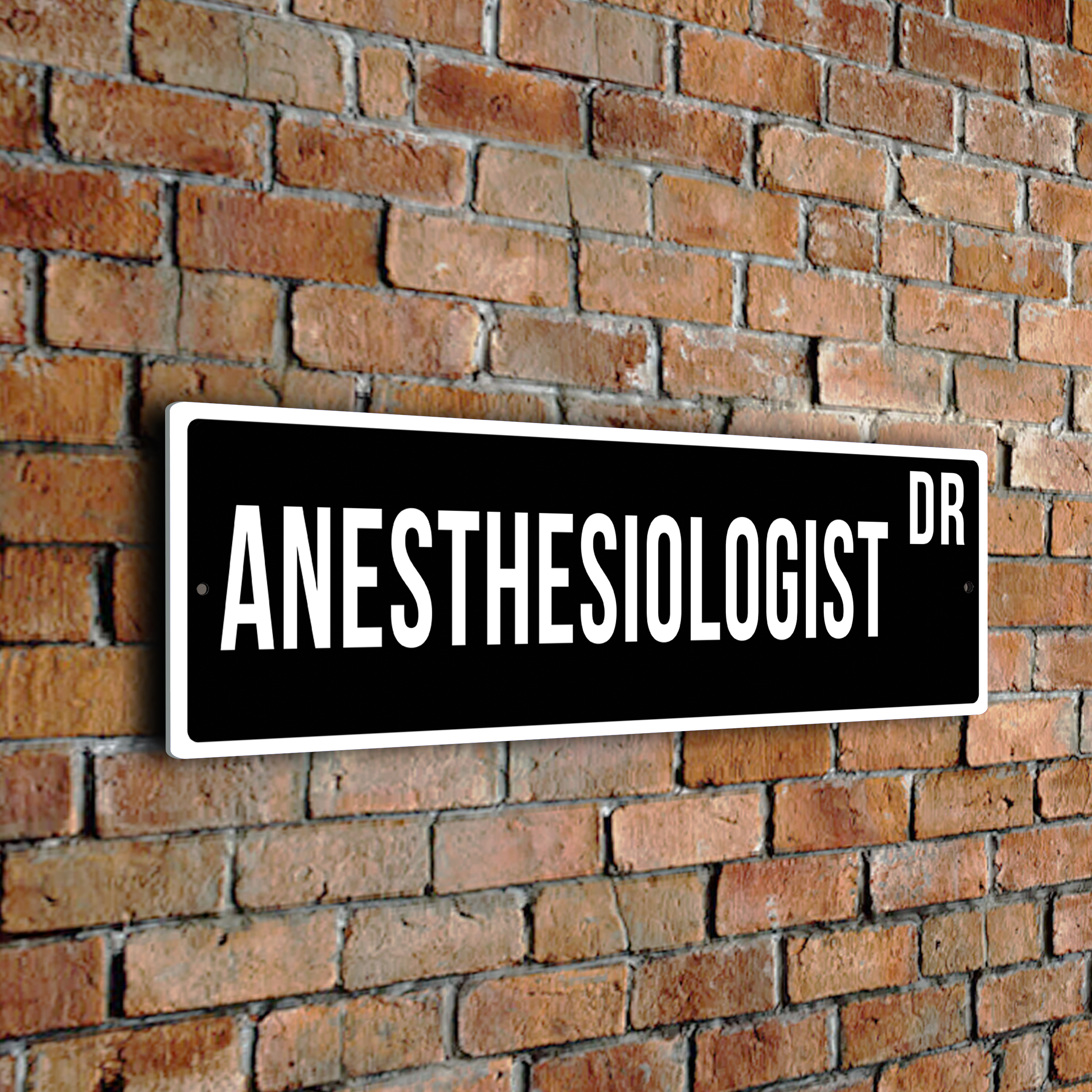 Anesthesiologist street sign