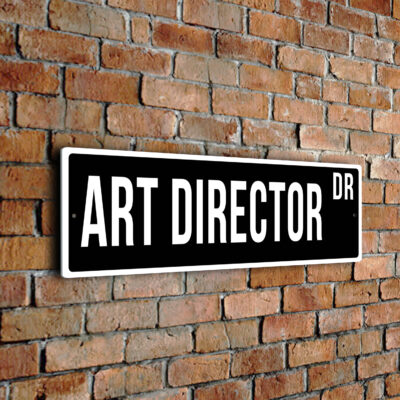 Art Director street sign