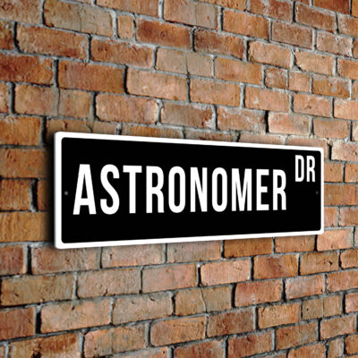 Astronomer street sign
