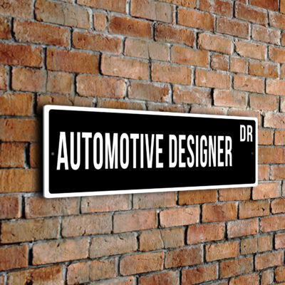 Automotive-Designer street sign