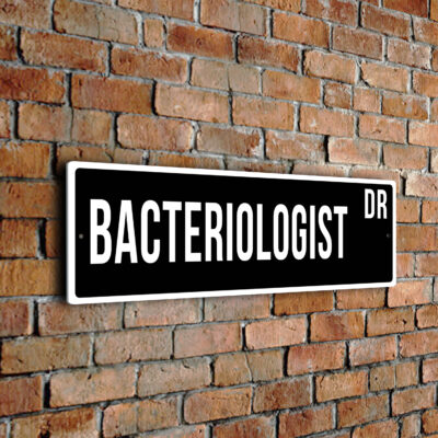 Bacteriologist street sign