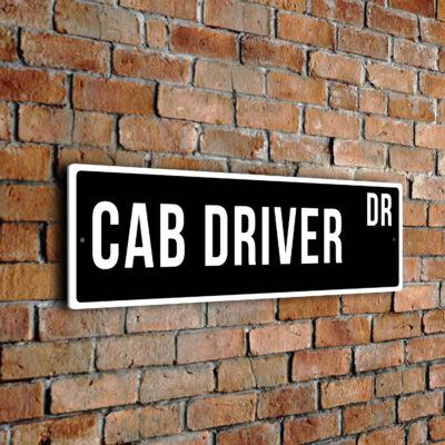 Cab Driver street sign