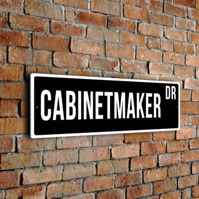 Cabinetmaker street sign