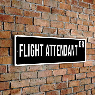Flight Attendant street sign