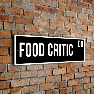 Food-Critic street sign
