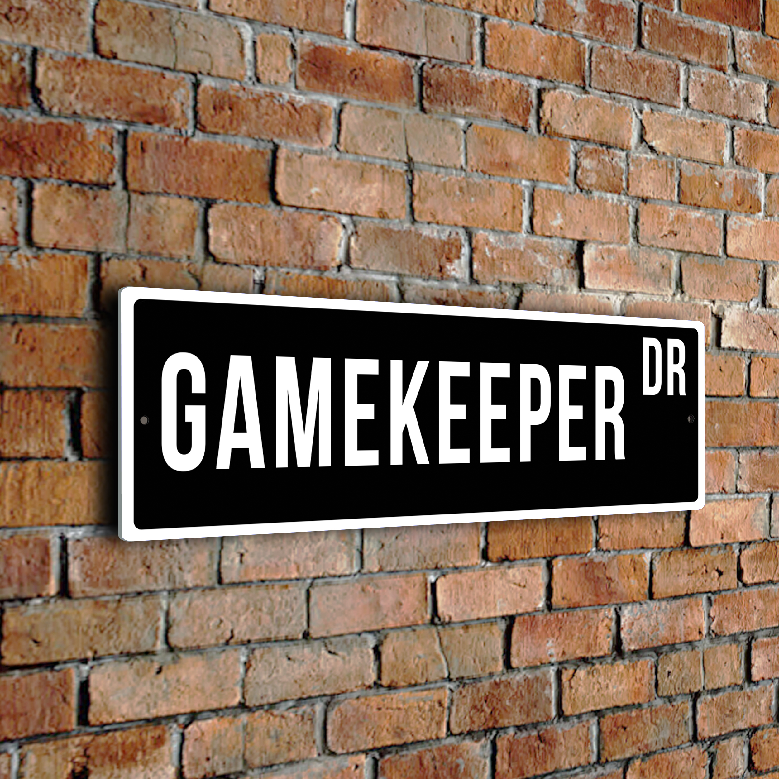 Gamekeeper street sign