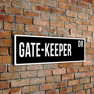 Gate-Keeper street sign