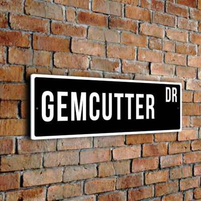 Gemcutter street sign
