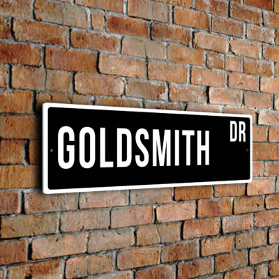 Goldsmith street sign