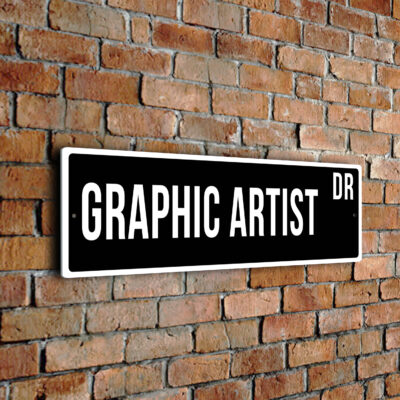Graphic Artist street sign