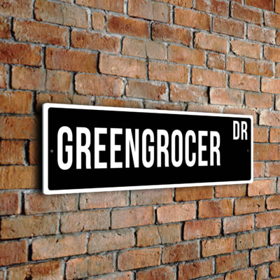 Greengrocer street sign