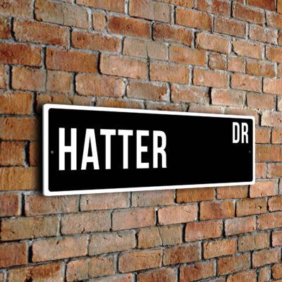 Hatter street sign
