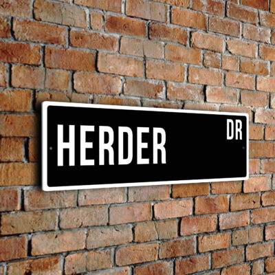 Herder street sign