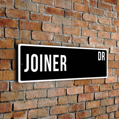 Joiner street sign