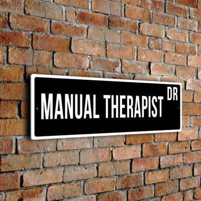 Manual Therapist street sign