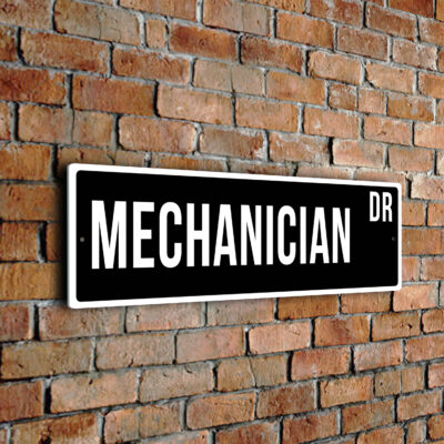Mechanician street sign