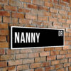 Nanny street sign