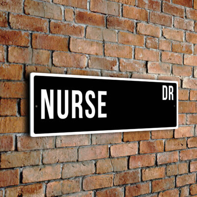Nurse street sign