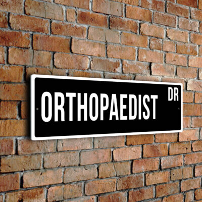 Orthopaedist street sign