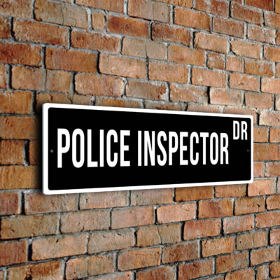 Police-Inspector street sign