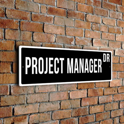 Project Manager street sign