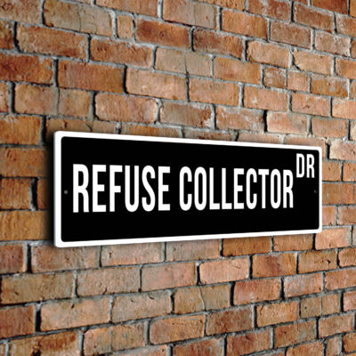 Refuse Collector street sign